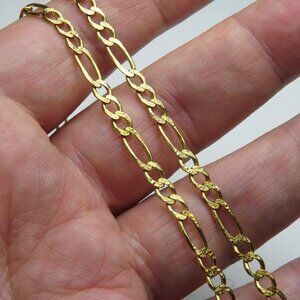 18k *925 Sterling Silver Link Necklace